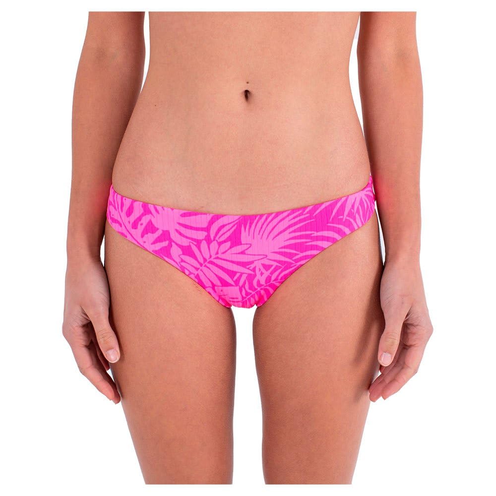 Hurley Damen Jungle Walk Moderate Bottom Bikinihöschen XS Pink Punch, XS Pink Punch