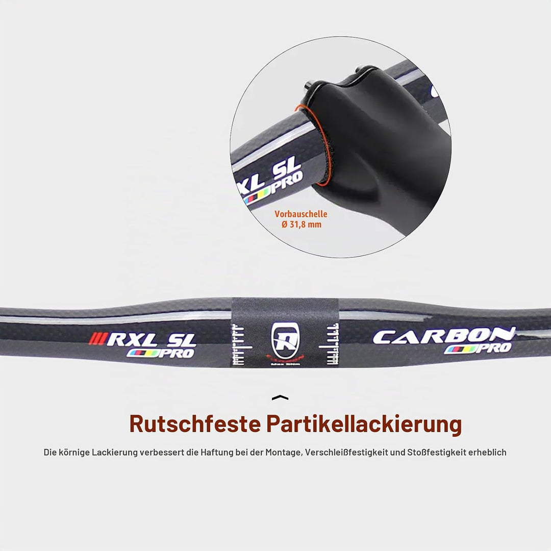 fahrradlenker carbon mtb,RXL SL riser bar carbon 31.8 * 680mm | mountainbike lenker Ergonomische Hoc
