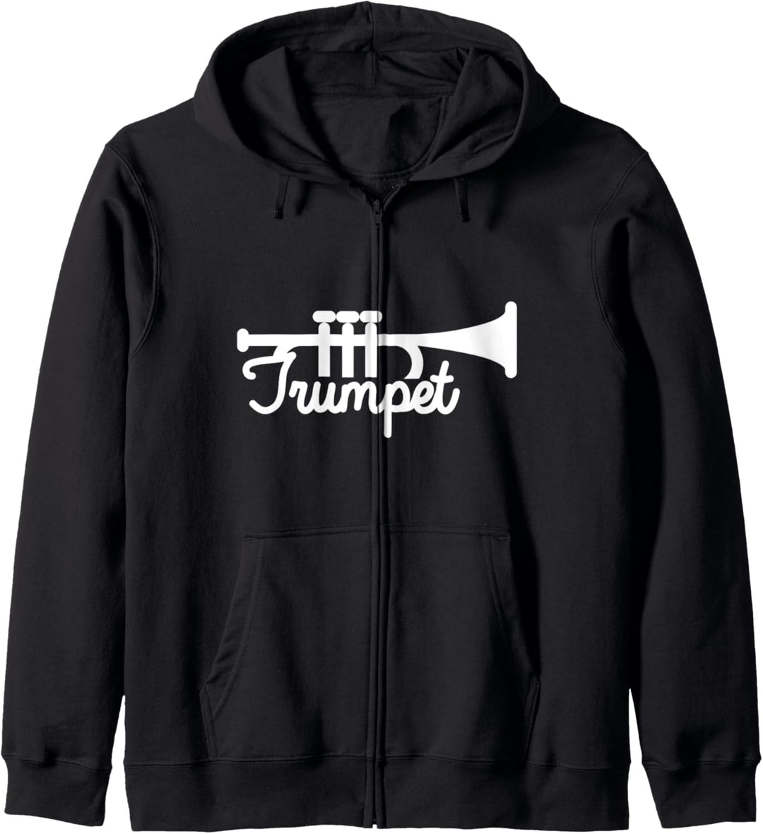 Trompete Blasinstrument Blasmusik Blasorchester Jazz Musiker Kapuzenjacke