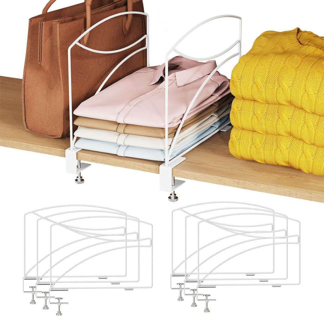 Regalteiler für Schrank, verstellbare Geldbörsen-Organizer, Handtaschen-Trenner, Für Brieftaschen Bü