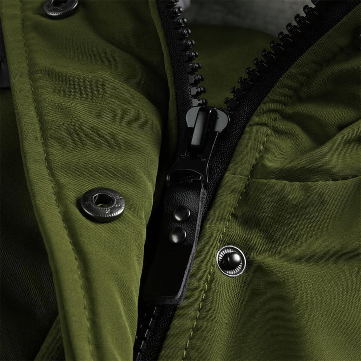 YYNUDA Damen Winterparka Dicker Warm Lang Wintermantel mit Fellkapuze Winter Jacke Outdoor Jacke für