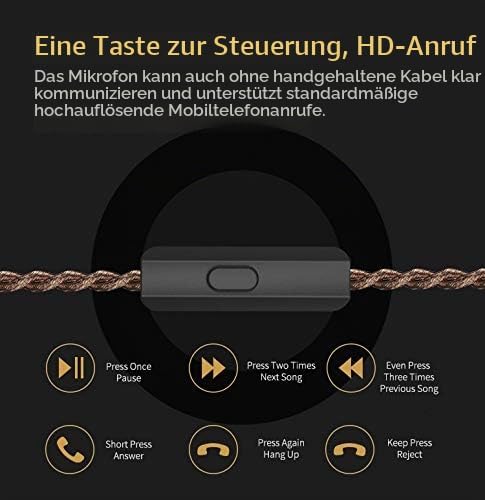 CCA C12 5BA 1DD Stereo Bass Kopfhörer In Ear Kopfhörer mit Kabel Noise Cancelling Sport Earbuds Head