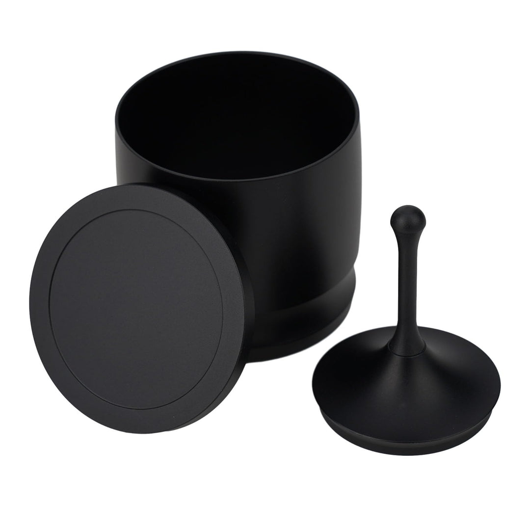 Kaffeepulver-Dosierbecher, 58 mm, Dosiertrichter aus Aluminiumlegierung, Dosierringe, Presse mit Dec