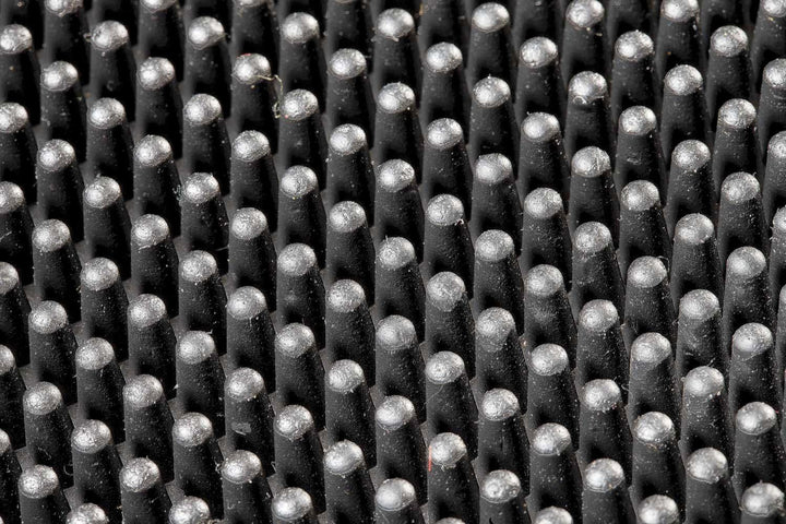 ID M51 Fussmatte matt leicht Gummirsten schwarz 80 x 60 x 1,6 cm 60 x 80 cm, 60 x 80 cm
