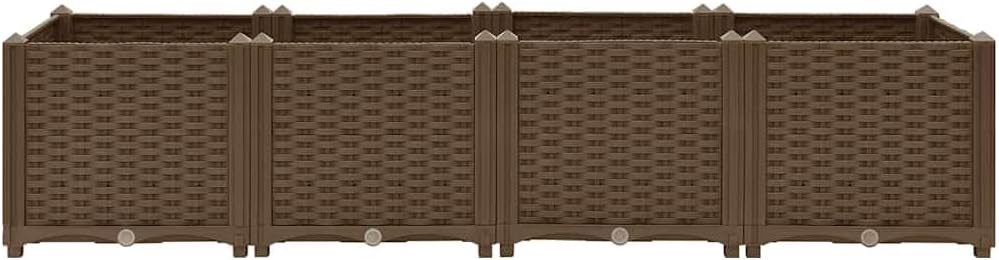 vidaXL Hochbeet Pflanzkasten Pflanzbeet Gemüsebeet Blumenbeet Blumenkasten Frühbeet Gartenbeet Blume