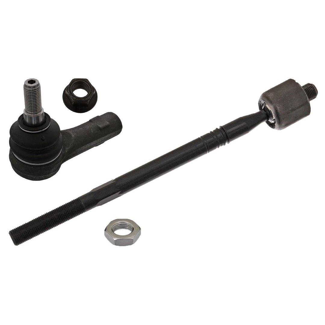 febi bilstein 37205 Spurstange mit Endstück, Mutter und Sicherungsmutter , 1 Stück Vorderachse links