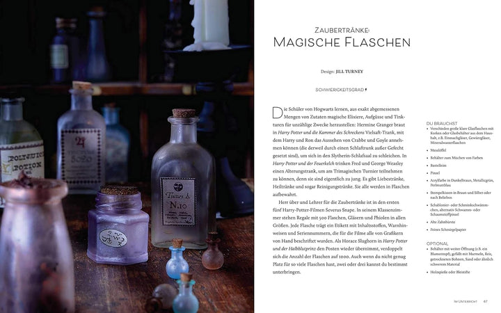 Harry Potter - Das magische Bastelbuch: Das offizielle Harry-Potter-Bastelbuch, Gebundenes Buch