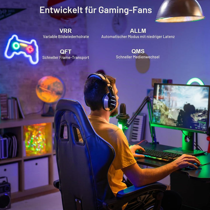 BENFEI 8K HDMI 2.1 Glasfaser kabel 30M–8K@60Hz, 4K@240Hz, 48Gbps High Speed, CL3 (wandtauglich), mit