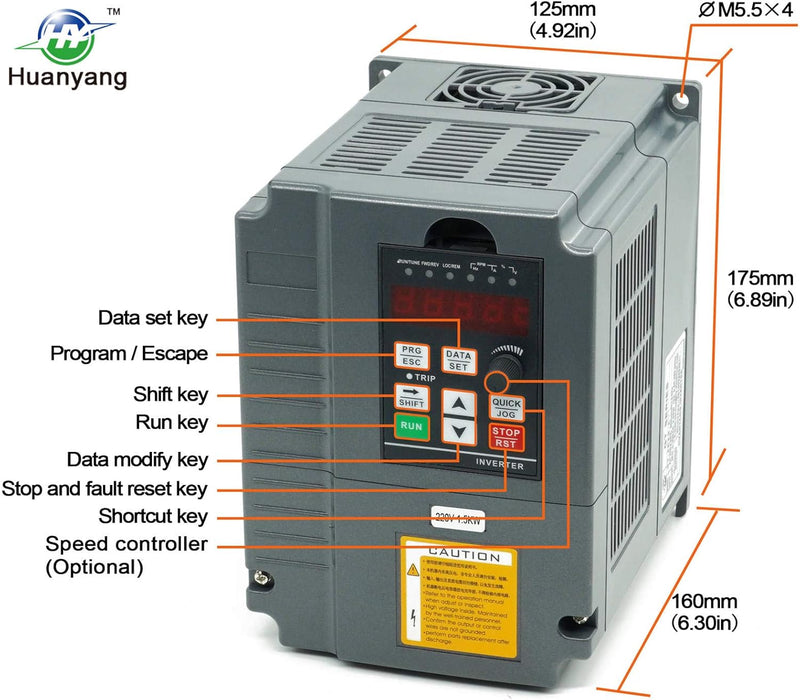 Vektorregelung Computerized Numerical Control (CNC) Frequenzumrichter (VFD) der Motor Inverter Konve