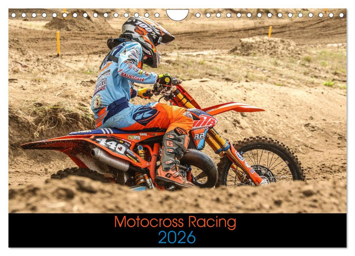 Motocross Racing 2026 (Wandkalender 2026 DIN A4 quer), CALVENDO Monatskalender: Actionreiche Fotos a