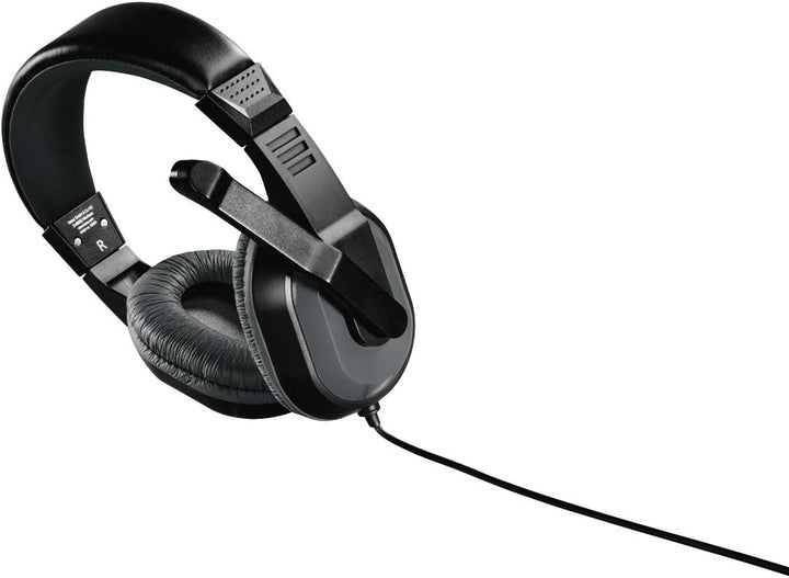 Hama PC Headset Offbeat mit Mikrofon (Over-Ear, Stereo, Lautstärkeregler und Mute-Taste am Kabel, 2