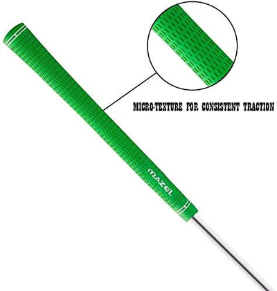 Mazel Golfgriff-Set, mittelgross/Standard, Gummi, rutschfest, für alle Wetterbedingungen, Golfschläg