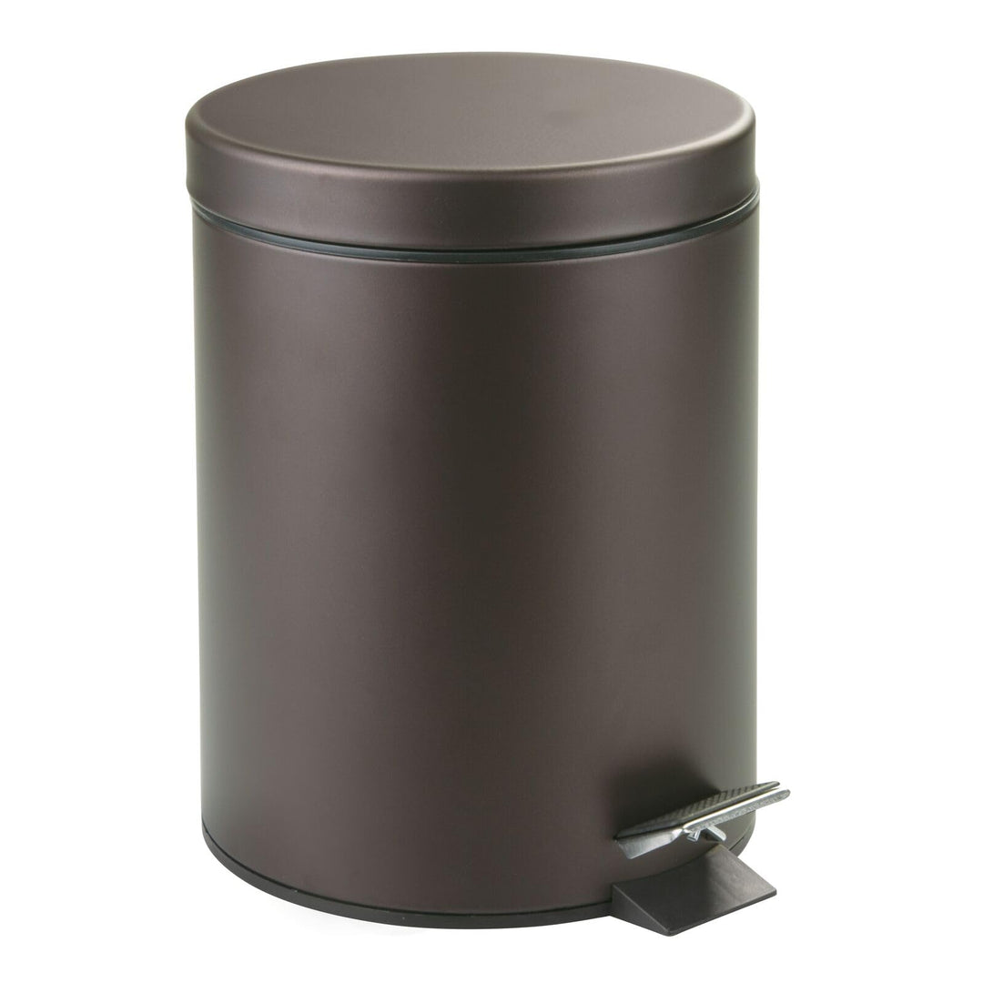 mDesign Tretmülleimer 5L - Mülleimer mit Fusspedal aus Metall - Mülleimer mit Deckel und herausnehmb