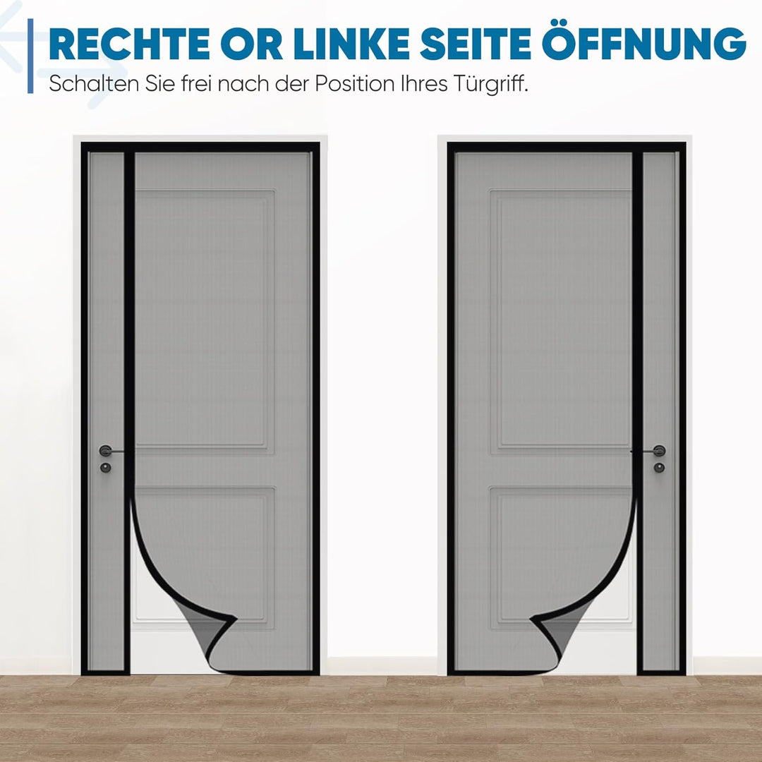 Sekey Fliegengitter Tür Vorhang Gegen Katzenkratzer Seitliche Öffnung Fliegengitter Ohne Bohren Balk