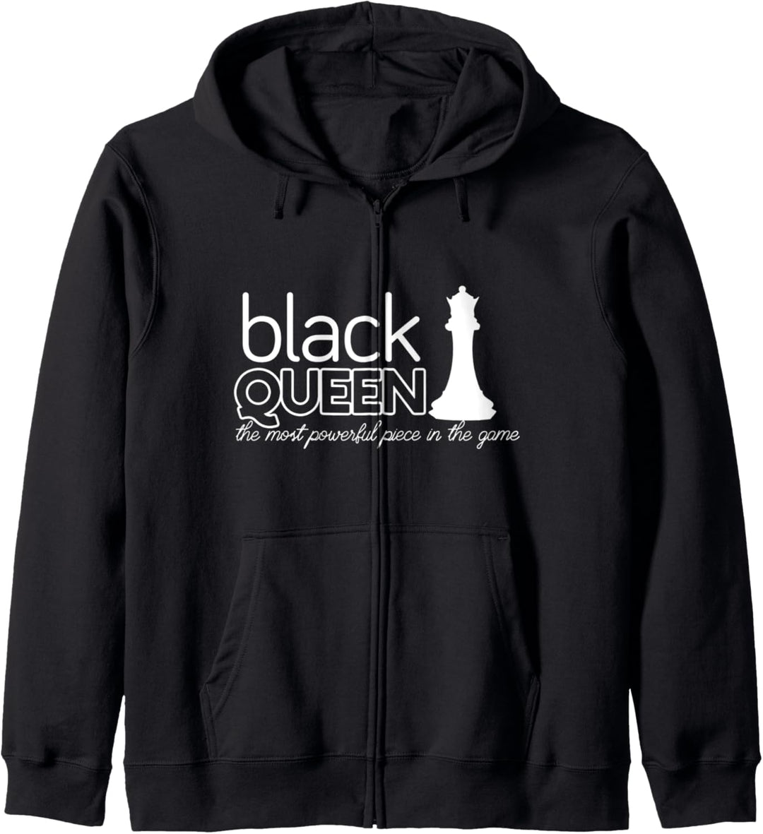 BLACK QUEEN Most Powerful Piece in the Game Chess Meme Kapuzenjacke