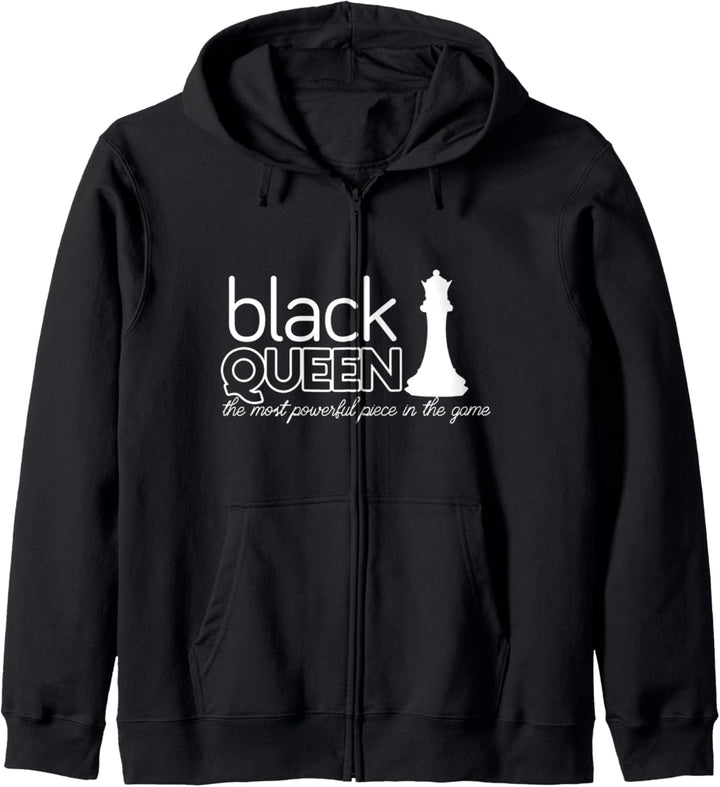 BLACK QUEEN Most Powerful Piece in the Game Chess Meme Kapuzenjacke