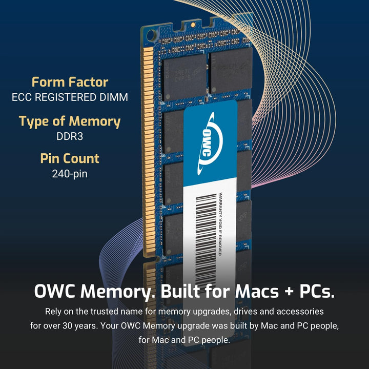OWC - 16GB Memory Upgrade Modul - PC14900 DDR3 ECC-R 1866MHz DIMM für Mac Pro Late 2013 Modelle 16 G
