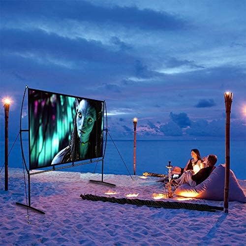 Leinwand Beamer 266X150Cm (120'') 16:9 Mobile Beamer leinwand Einfach Montage Und Bedienung Eeignet