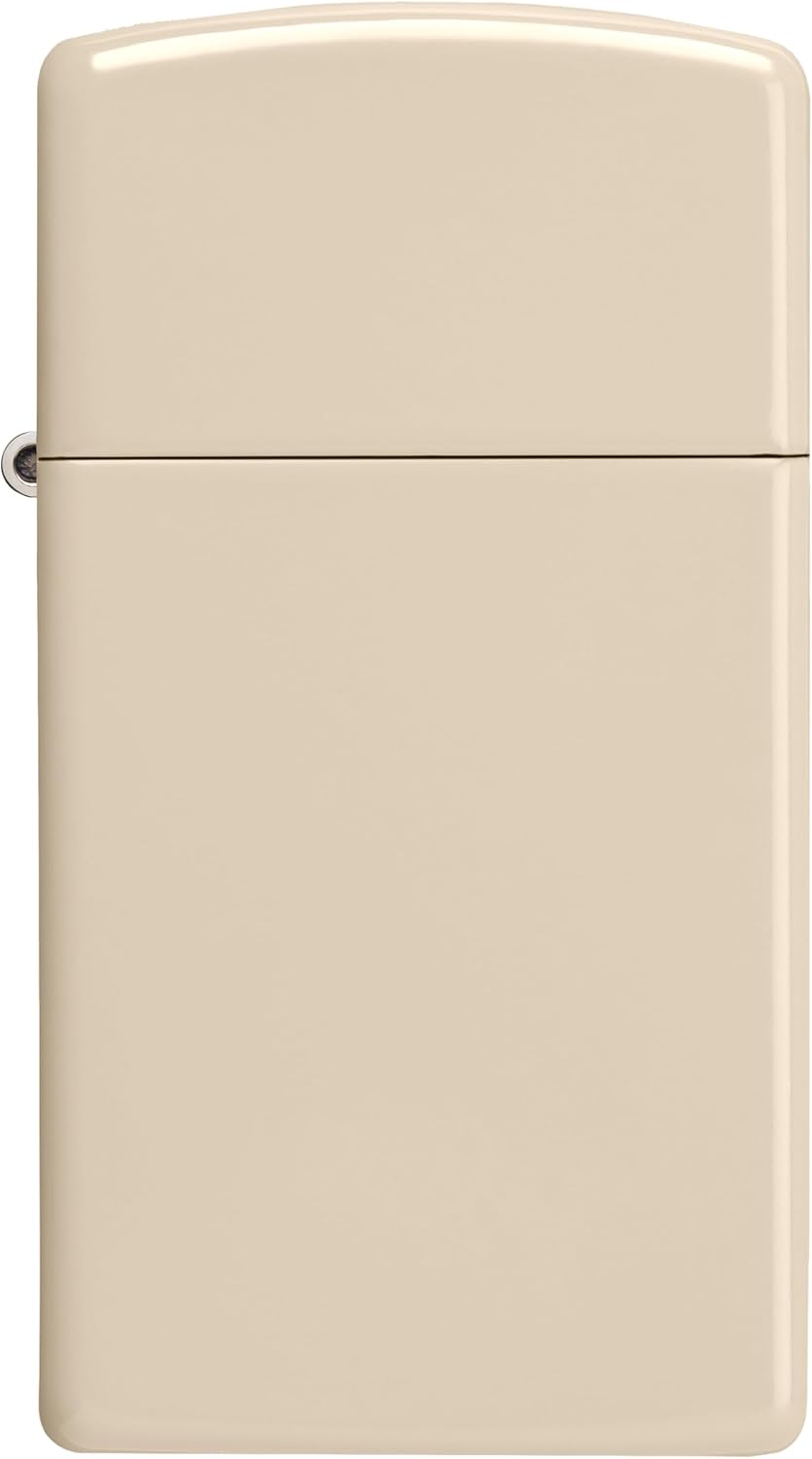 Zippo Feuerzeug, Slim Flat Sand, 1 x 3,5 x 5,5 cm 1 x 3,5 x 5,5 cm Schmaler Flacher Sand, 1 x 3,5 x