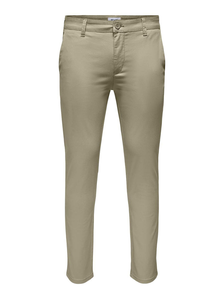 ONLY &amp; SONS Herren Chino-Hose 34W / 32L Chinchilla, 34W / 32L Chinchilla