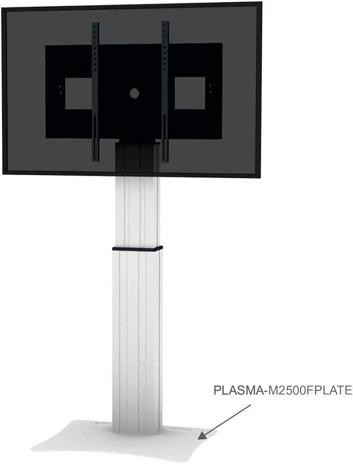 Neomounts NewStar PLASMA-M2500FPLATE Bodenplatte Feste Bodenplatte Silber, Feste Bodenplatte Silber