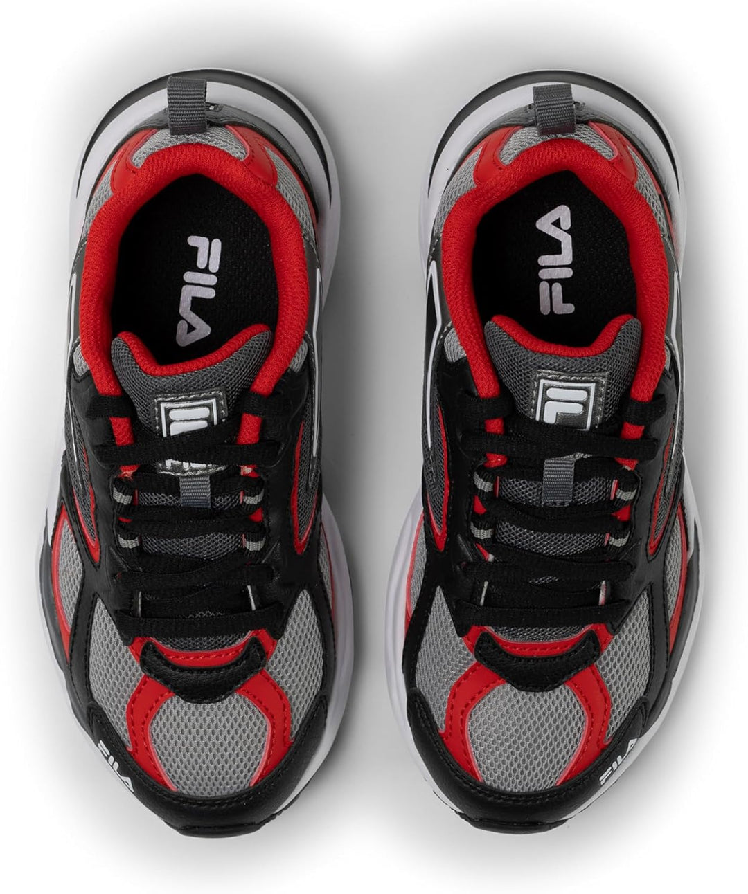 FILA Unisex Kinder Cr-cw02 Ray Tracer KidsSneaker 35 EU Black Fila Red, 35 EU Black Fila Red