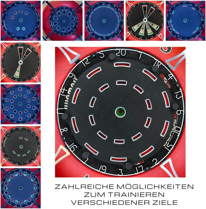 10er Set Target Foam Dart Trainer - Präzisionstraining Pad - Dartscheibe aus Schaumstoff - Dart Zube