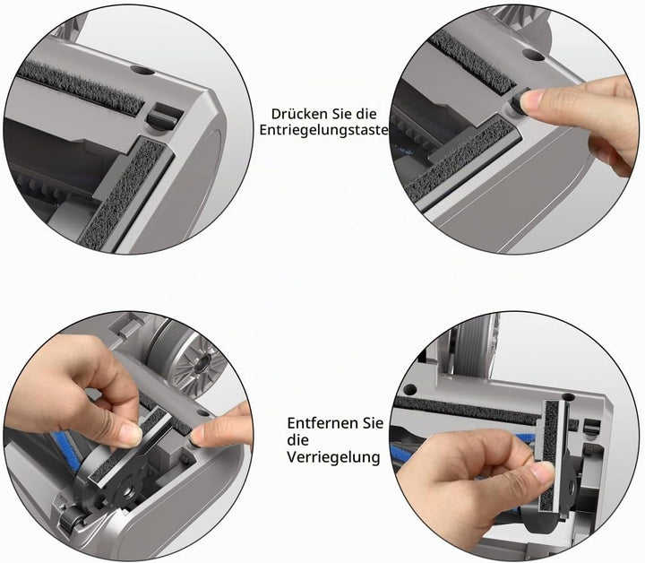 Bürste kompatibel mit Dyson Staubsauger V7, V8, V10, V11, V15, Bodendüse und Bodenbürste für Dyson S