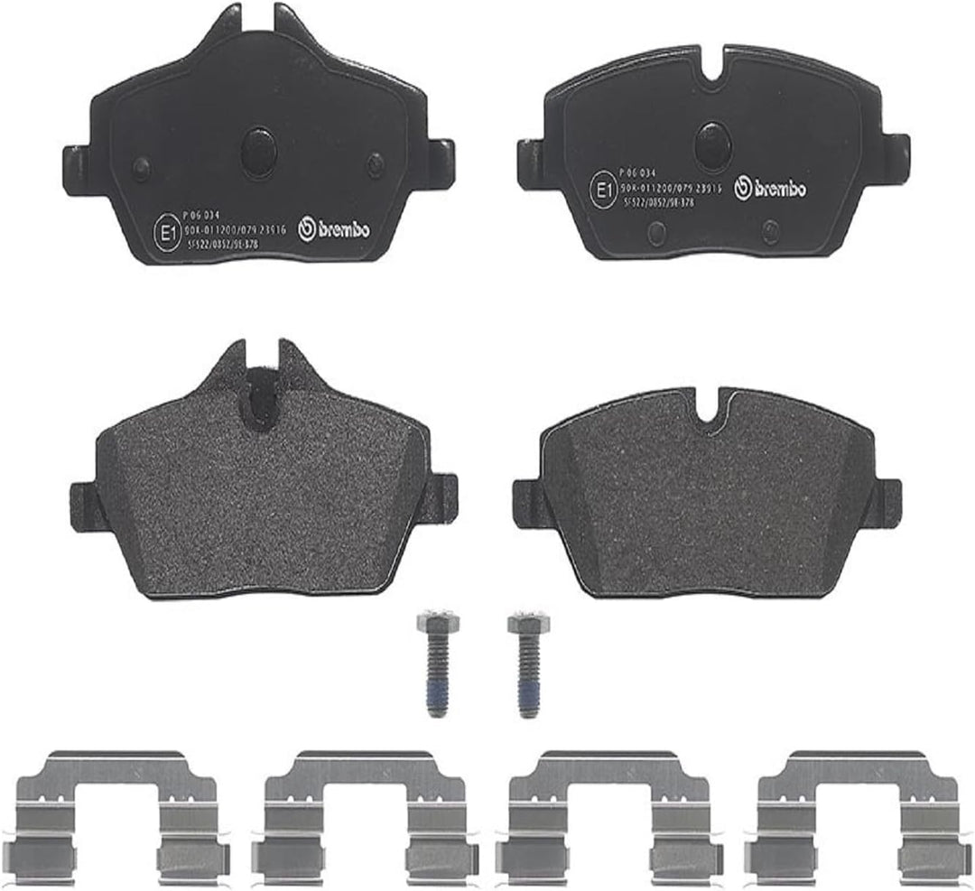 Brembo P 06 034 Bremsbelagsatz, Scheibenbremse - (4-teilig)
