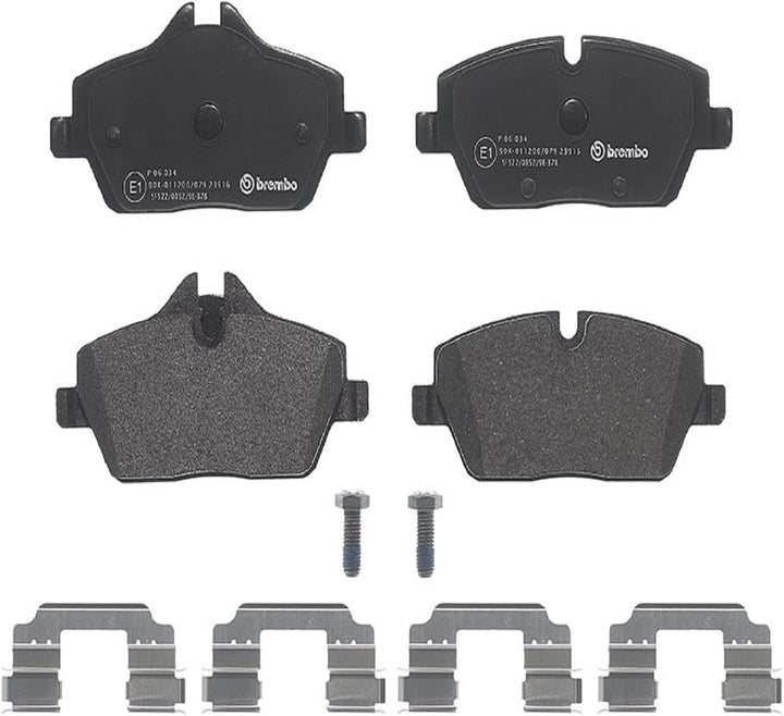 Brembo P 06 034 Bremsbelagsatz, Scheibenbremse - (4-teilig)