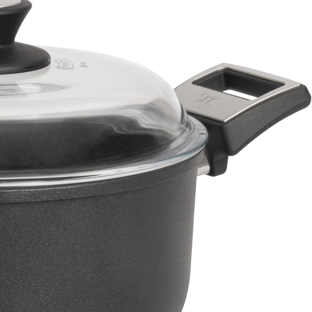 SKK grosser XL Universal-Topf Ø 32 cm - induktionsgeeignet - Gemüsetopf Aluguss beschichtet Kochtopf