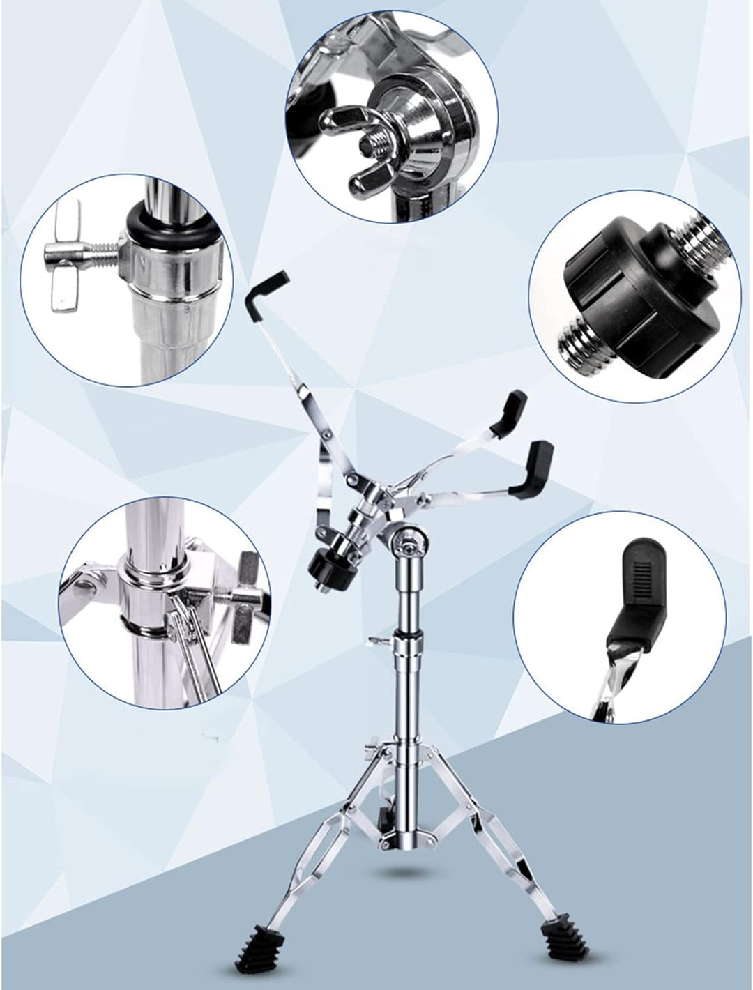 Drum Ständer, Drum Ständer Höhenverstellbar Verdicktes Stabiles Universal Drum Stativ für Ethereal D
