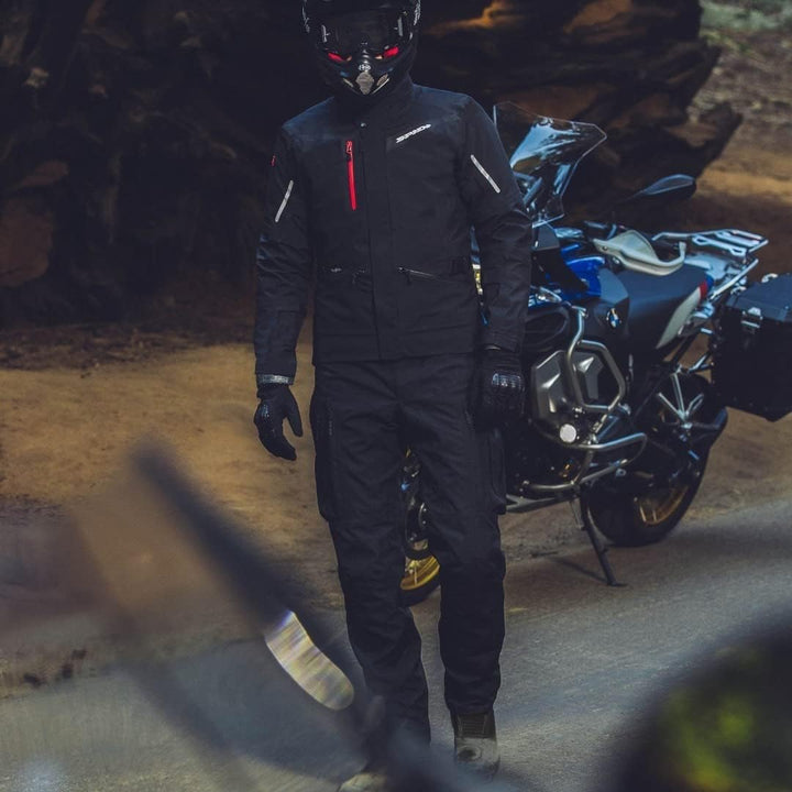 SPIDI Mission-T Shield H2Out Step-InArmor Motorrad Textil Aussenjacke (Black,L)