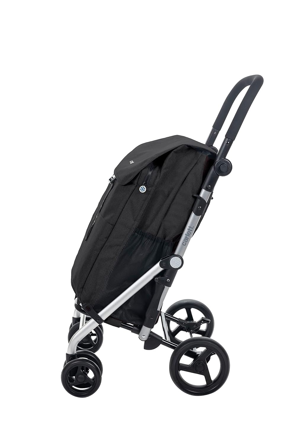 Carlett – Pack Classic Family | Zusammenklappbarer Einkaufswagen mit Geschenkhaken | Hochleistungs-S