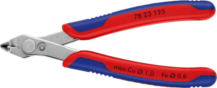 Knipex Electronic Super Knips® mit Mehrkomponenten-Hüllen 125 mm 78 23 125 Mit Mehrkomponentenhüllen
