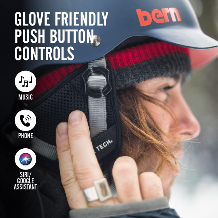 Outdoor Tech Chips 3.0 Helm Lautsprecher mit Bluetooth für kabelloses Helm Audio und Musik für Schne