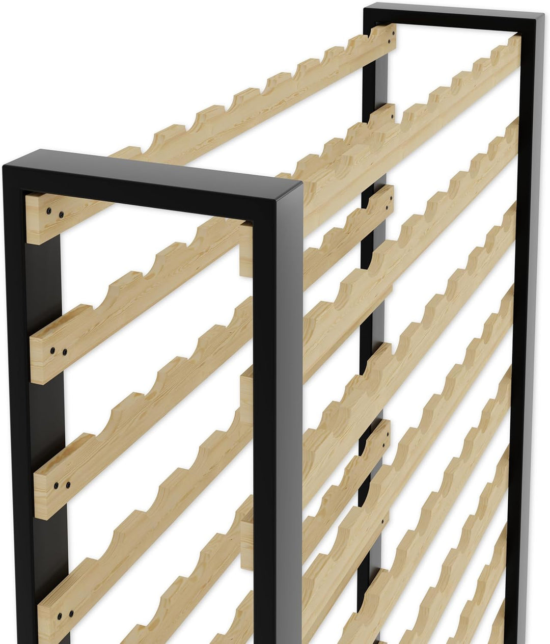 Lenmar Serie RW Weinregal aus Holz für Flaschen, LOFT, Flaschen, Wein, Flaschenregal, Kellerregal, R