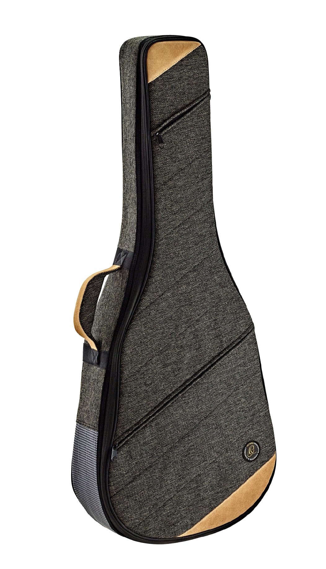 Ortega Guitars gepolstertes Soft Case - für Full Size Akustikgitarren - Leinen, Baumwolle, Veloursle