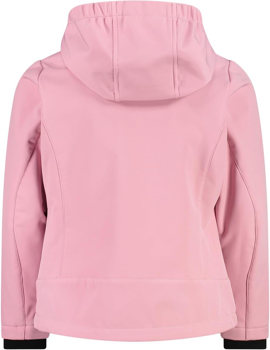 CMP Mädchen Softshelljacke für Kinder KID G JACKET FIX HOOD 116 Erröten, 116 Erröten