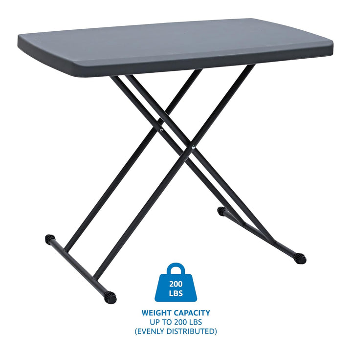 Iceberg Klapptisch, Polyethylen, anthrazit, 90 cm or Less, Anthrazit