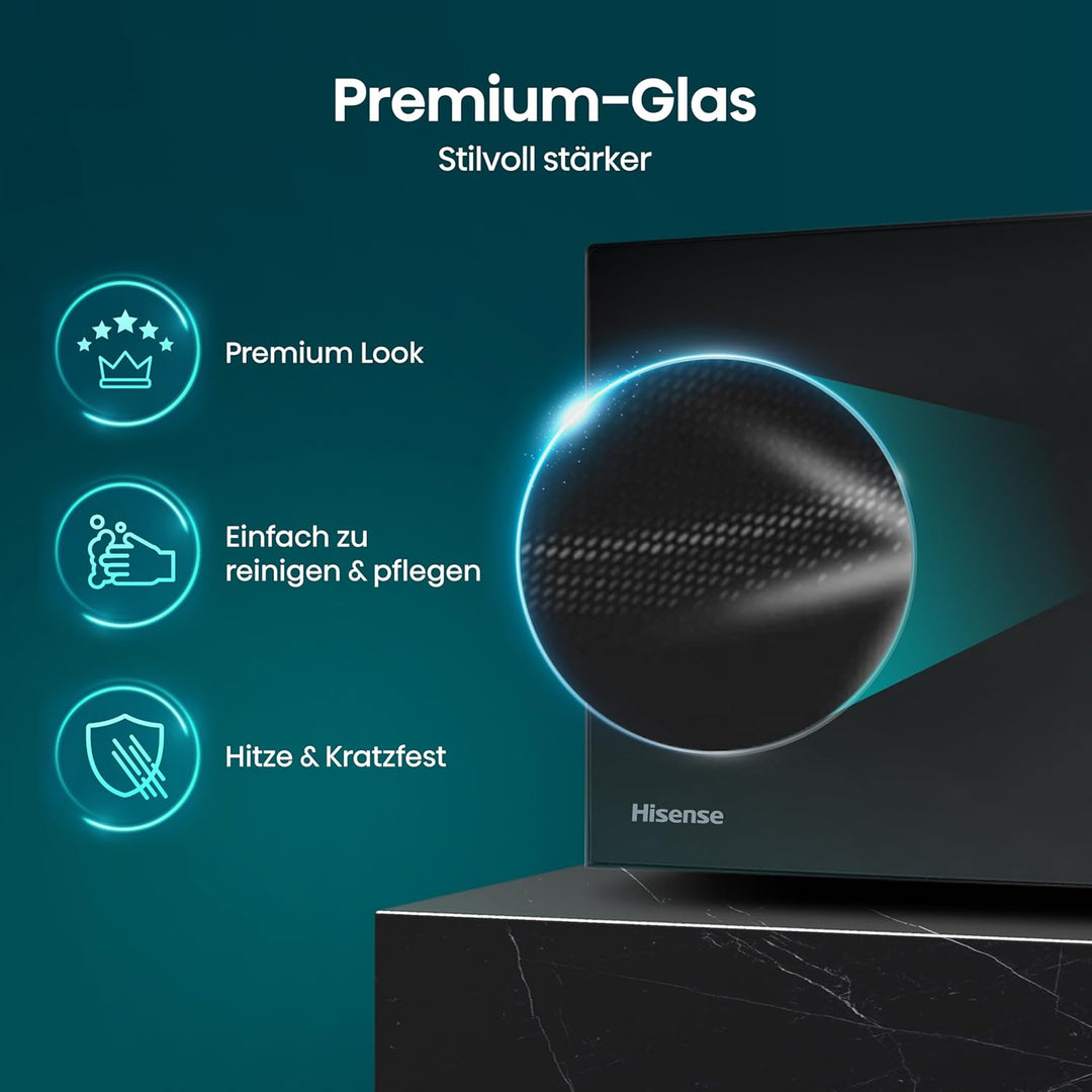Hisense H20MOBS4HI Mikrowelle /20 L /700W /InverterTech/Keramikbeschichtung/Massgeschneidert, Mehrph