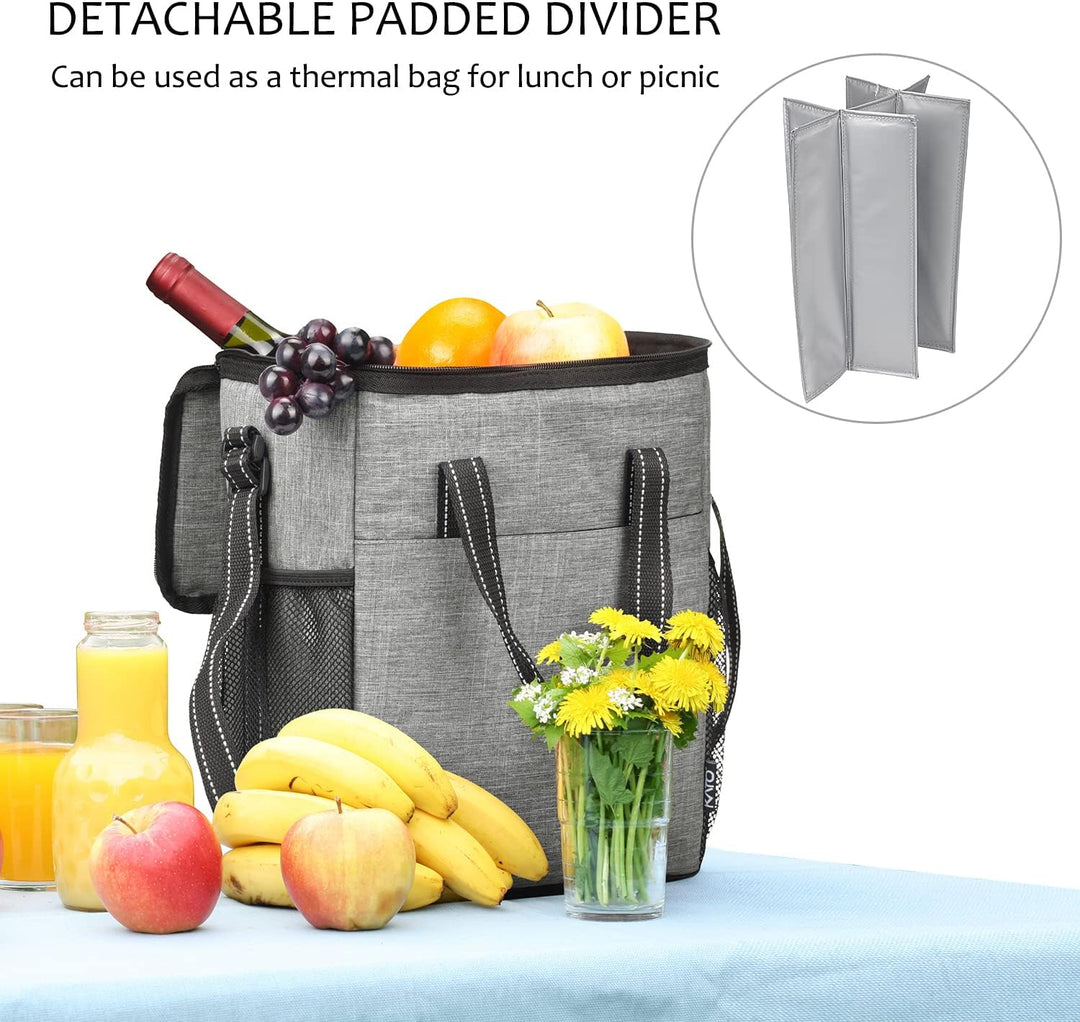 Kato Tirrinia Flaschentasche 6 Flaschen Wein Kühltasche Flasche Kühltaschen, Weintasche Kühltaschen