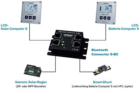 bau-tech Solarenergie Votronic Bluetooth Connector Interface S-BC - 1430 Drahtlose Überwachung