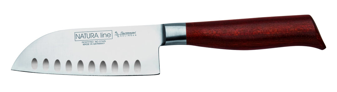 Burgvogel Solingen Natura Line, sehr scharfes Japanisches Kochmesser rostfrei, Made in Germany Santo