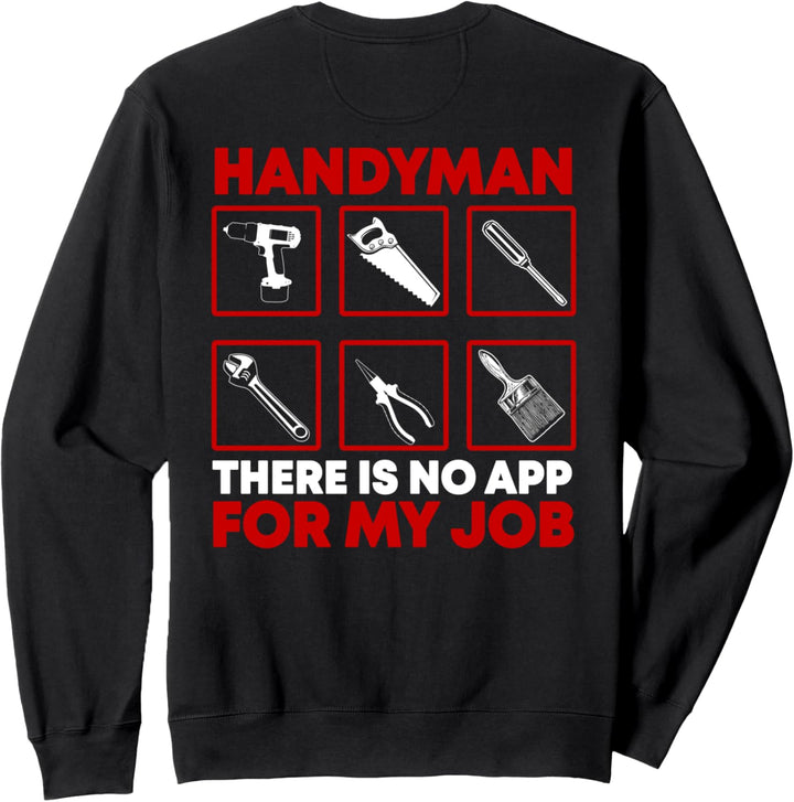 Handwerker Geschenke Design auf der Rückseite der Kleidung Sweatshirt