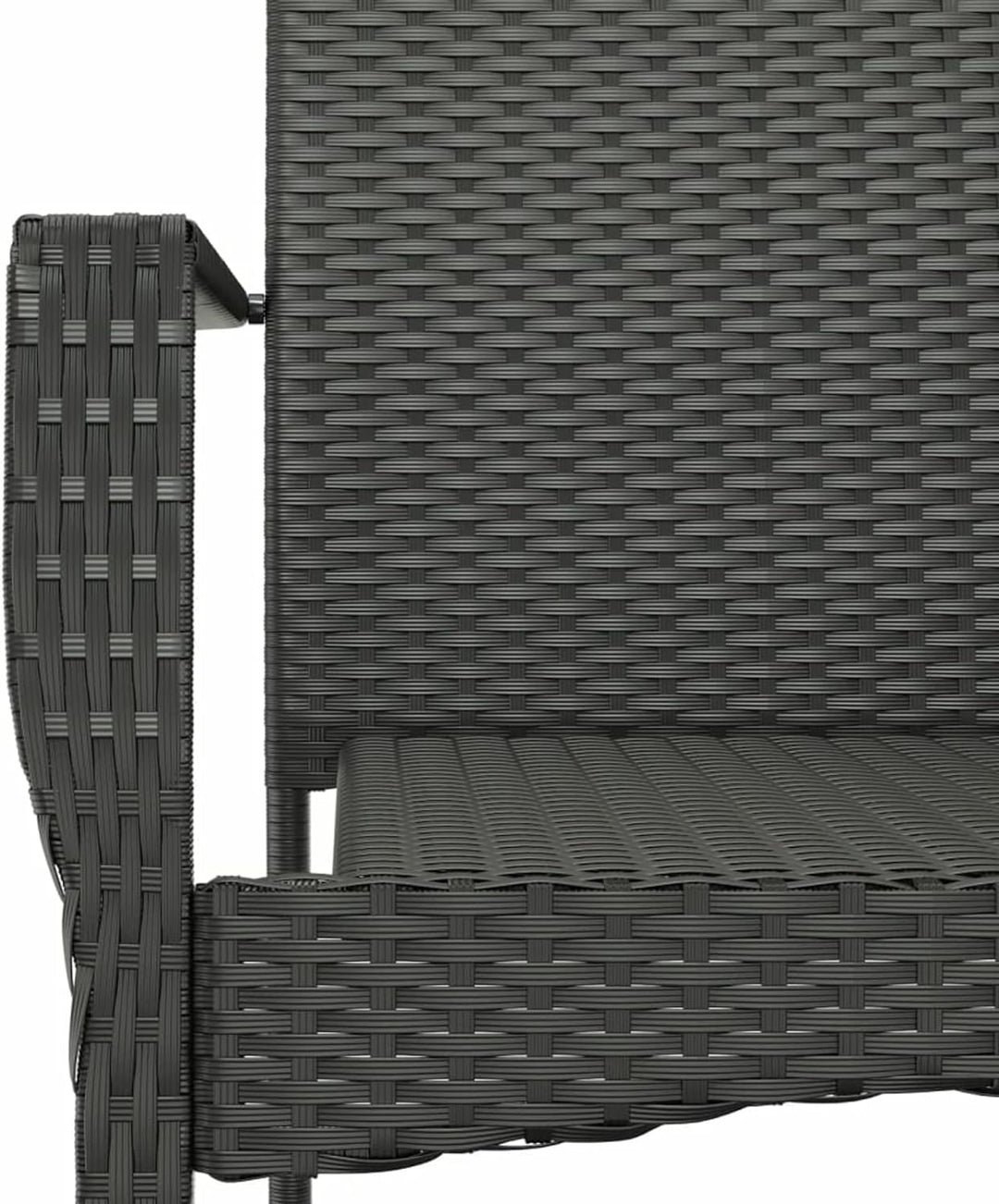 Tidyard 3-TLG. Garten Essgruppe, Terrassenmöbel Set 2 Personen, Sitzgruppe Esstisch mit Holz-Tischpl