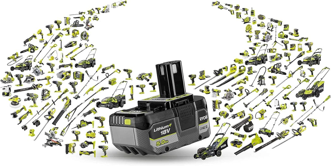 RYOBI 18 V ONE+ Akku-Laubgebläse RY18BLA-0 (145 km/h Luftgeschwindigkeit, Luftvolumen 7,1 m³/min; oh