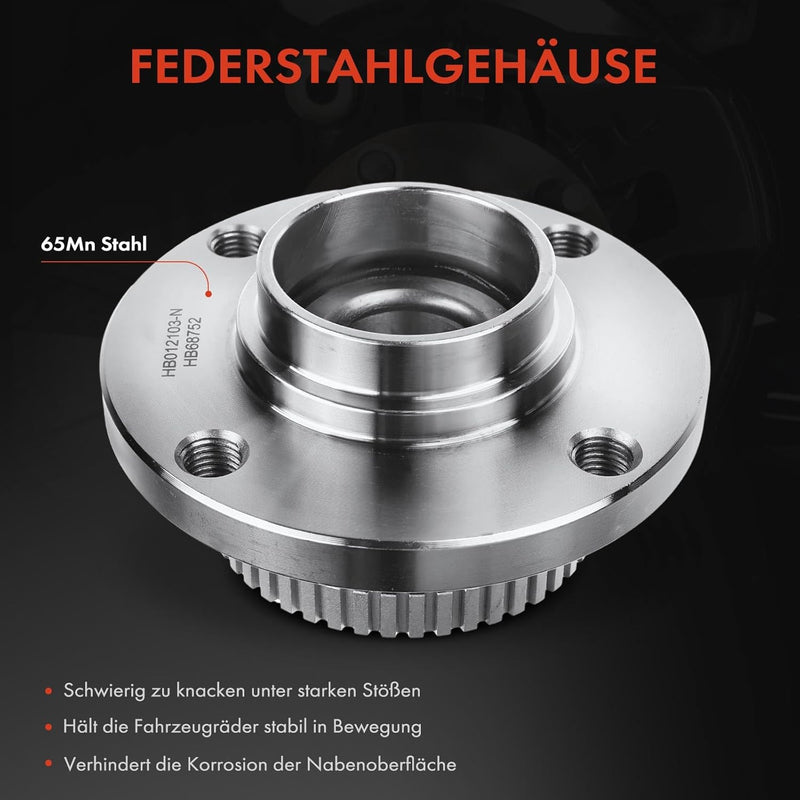 Frankberg Radnabe Radlagersatz Vorne für 3er E30 3er Cabriolet E30 3er Touring E30 Z1 Roadster 1.6L-