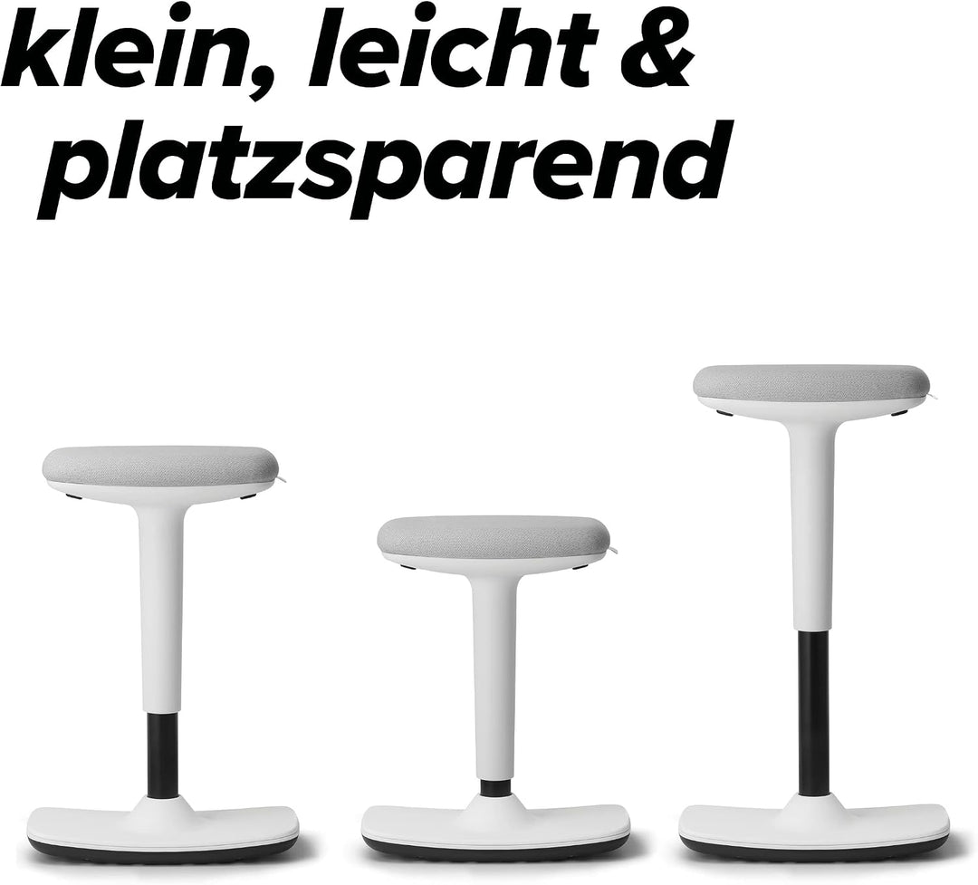 TREND OFFICE to-Swift, Bürohocker, Stehsitz, Stehhilfe, Sitzhocker mit Wippfunktion, rutschfest, erg