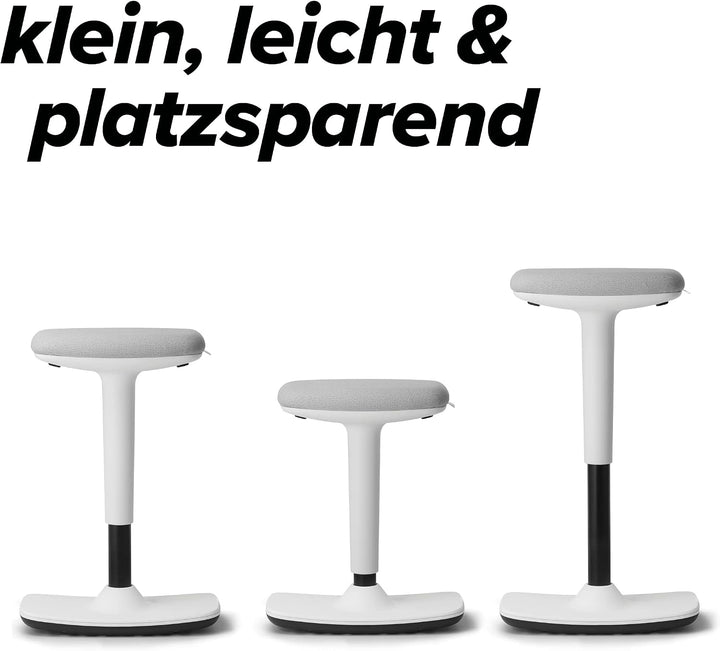 TREND OFFICE to-Swift, Bürohocker, Stehsitz, Stehhilfe, Sitzhocker mit Wippfunktion, rutschfest, erg